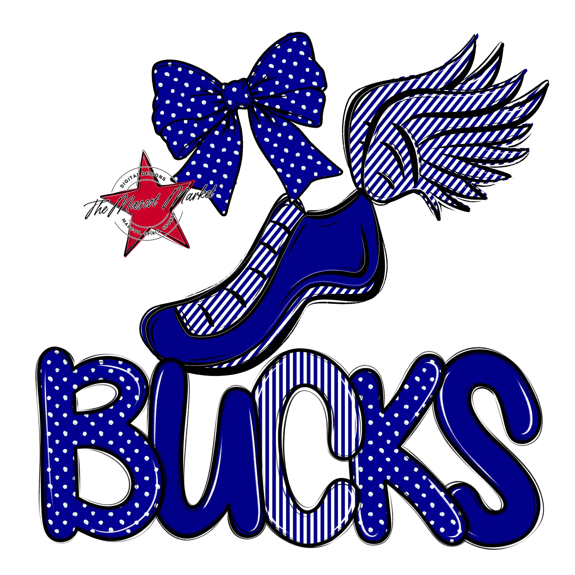 Bucks Track Spirit Design-Blue