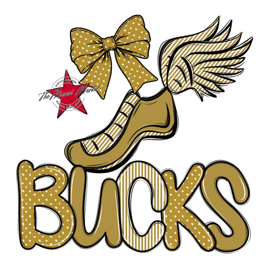 Bucks Track Spirit Design-Gold