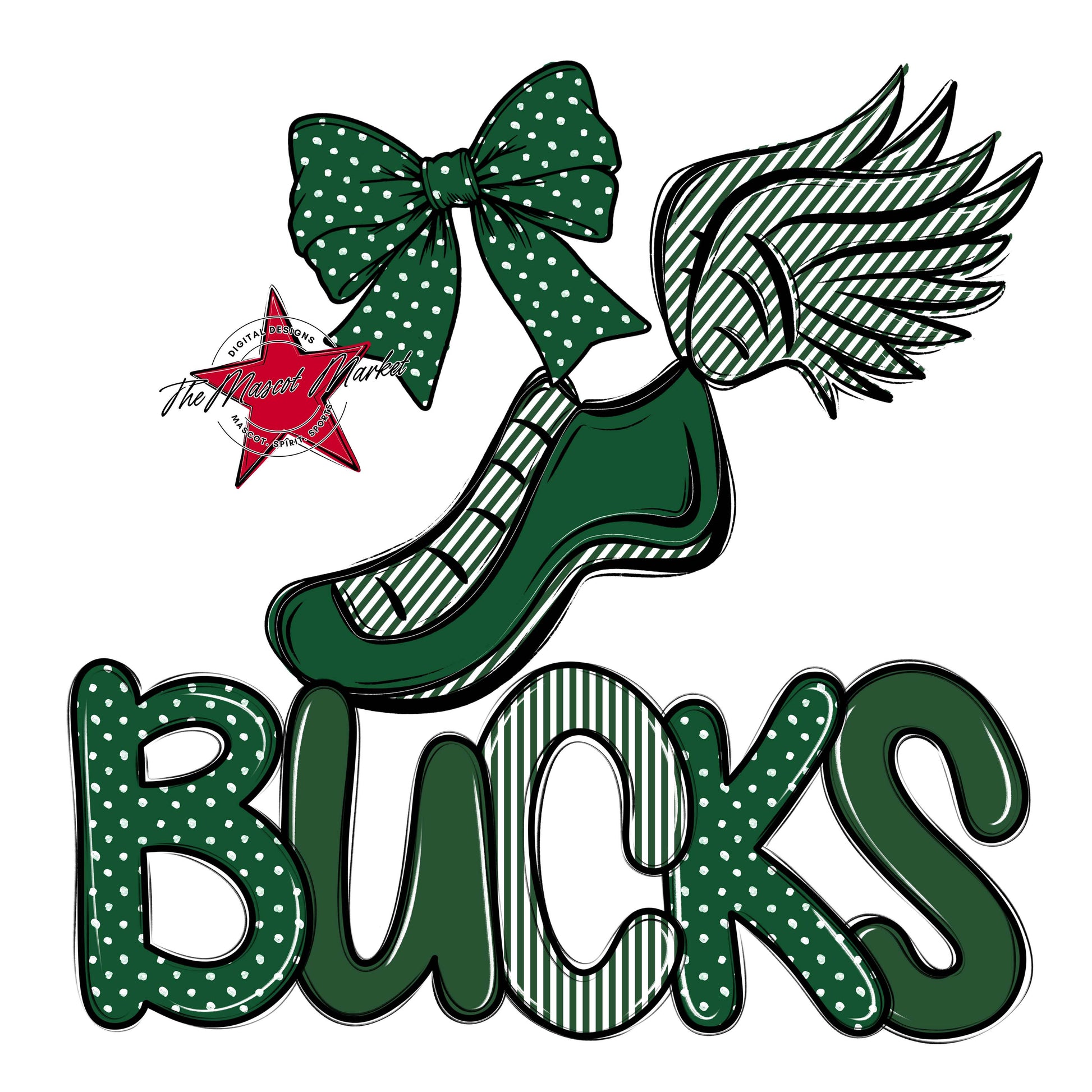Bucks Track Spirit Design-Green