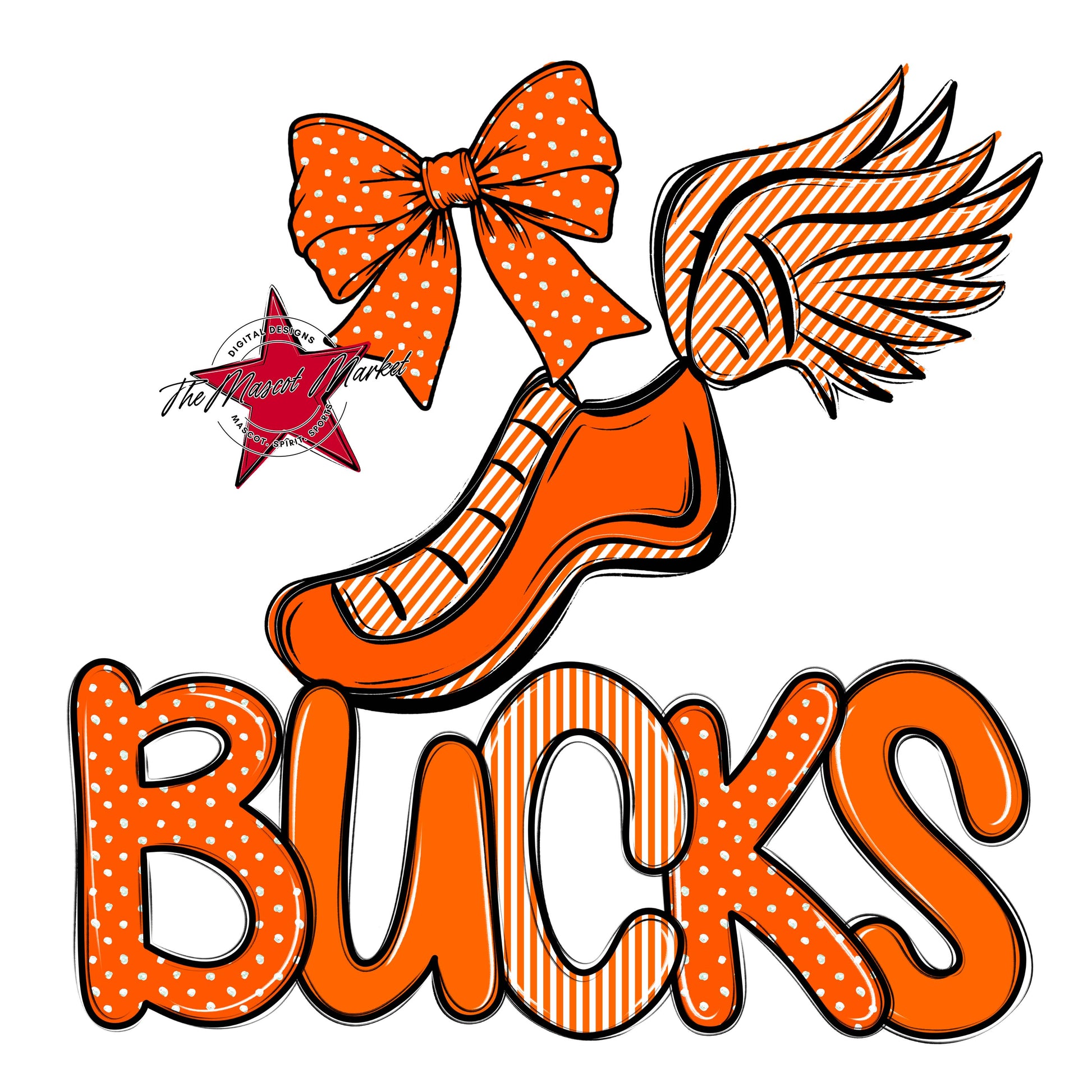 Bucks Track Spirit Design-Orange