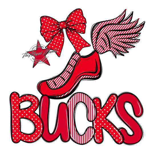 Bucks Track Spirit Design-Red