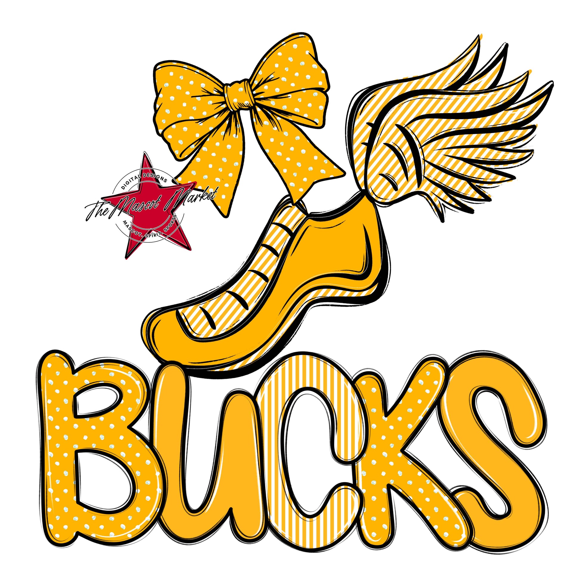 Bucks Track Spirit Design-Yellow