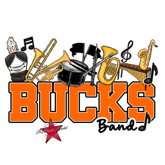 Bucks Varsity Band-Orange