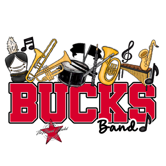 Bucks Varsity Band-Red