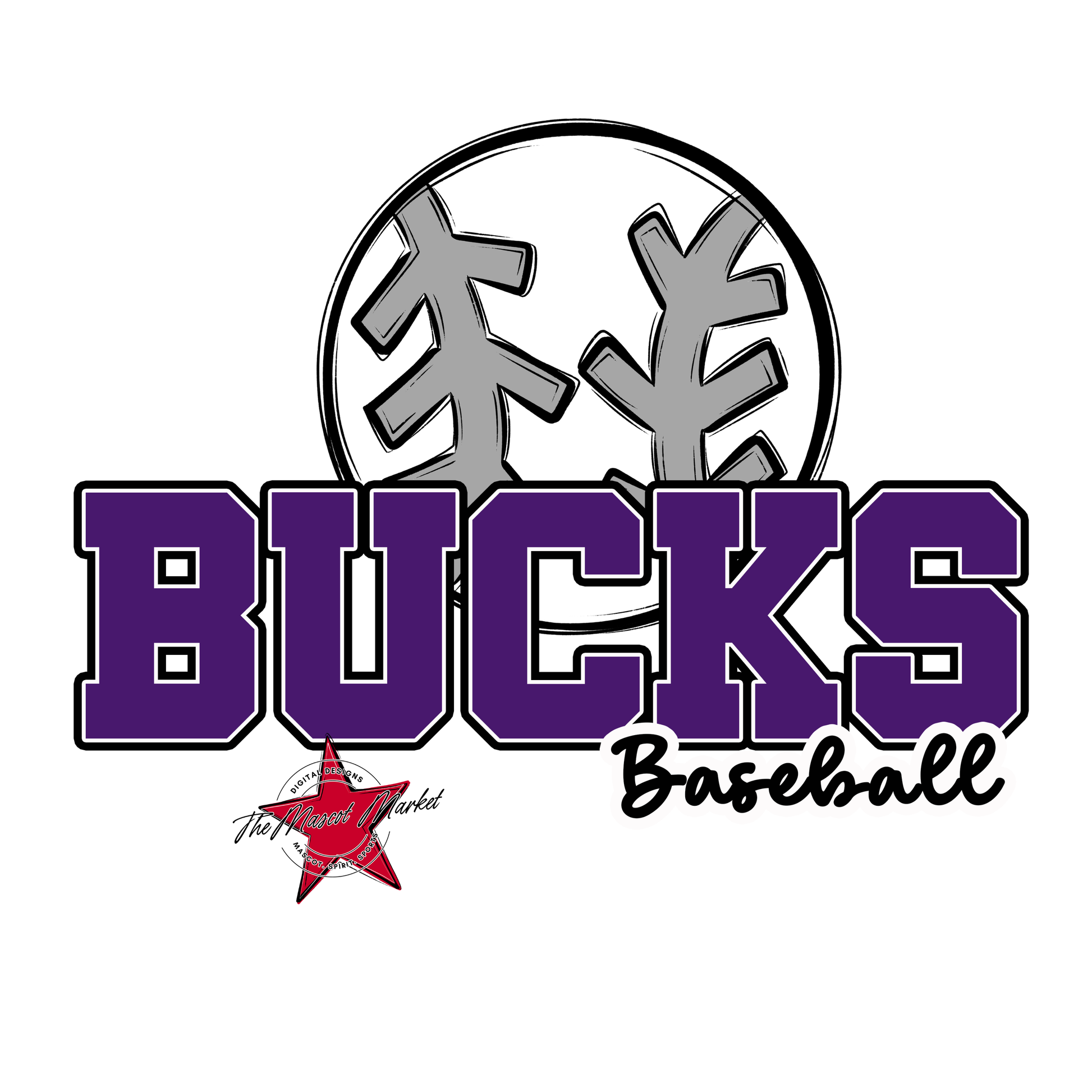 Bucks Varsity Baseball-Purple