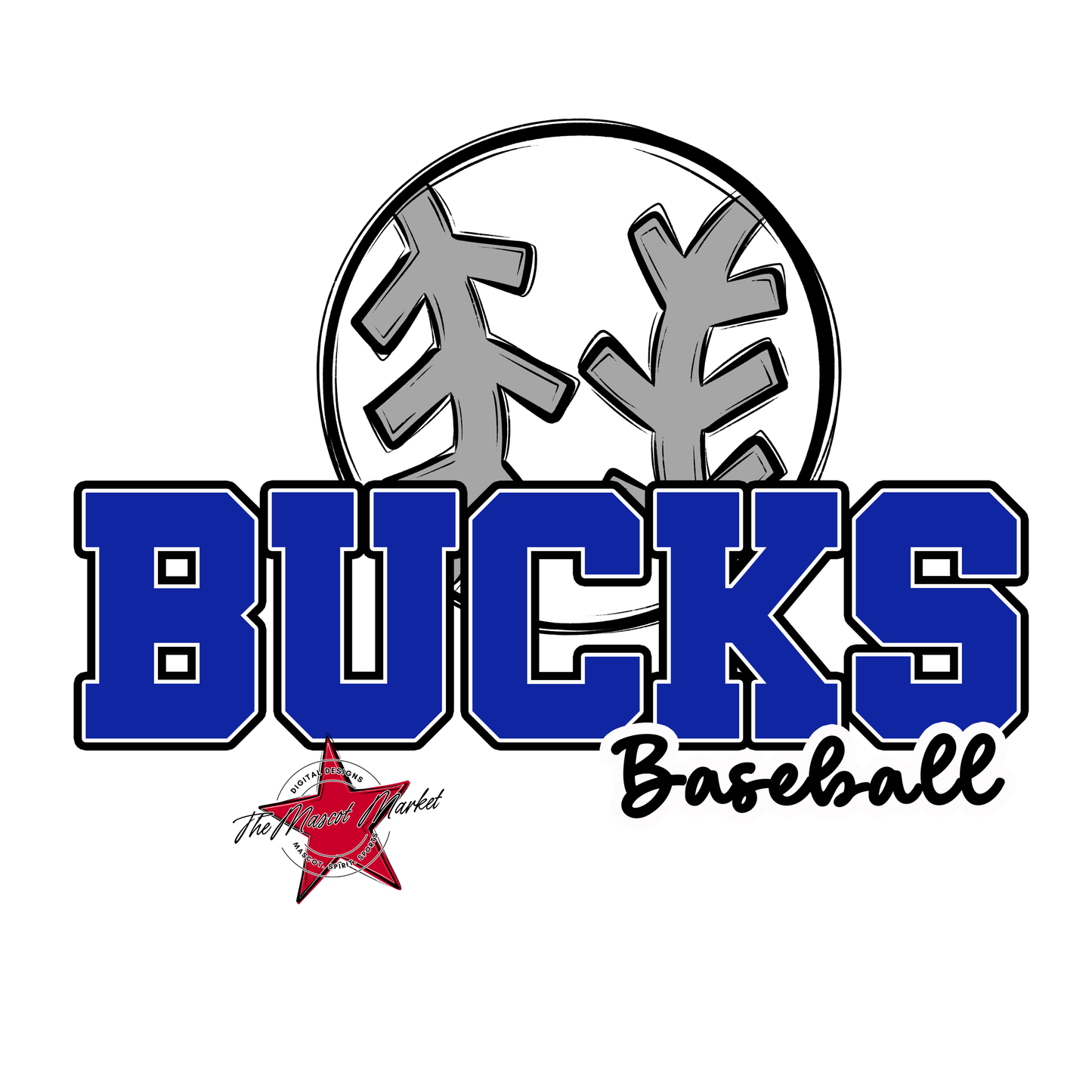 Bucks Varsity Baseball-Royal Blue