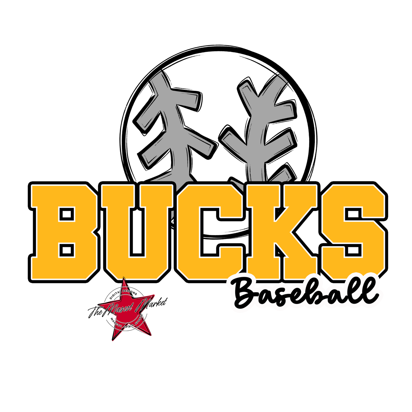 Bucks Varsity Baseball-Yellow