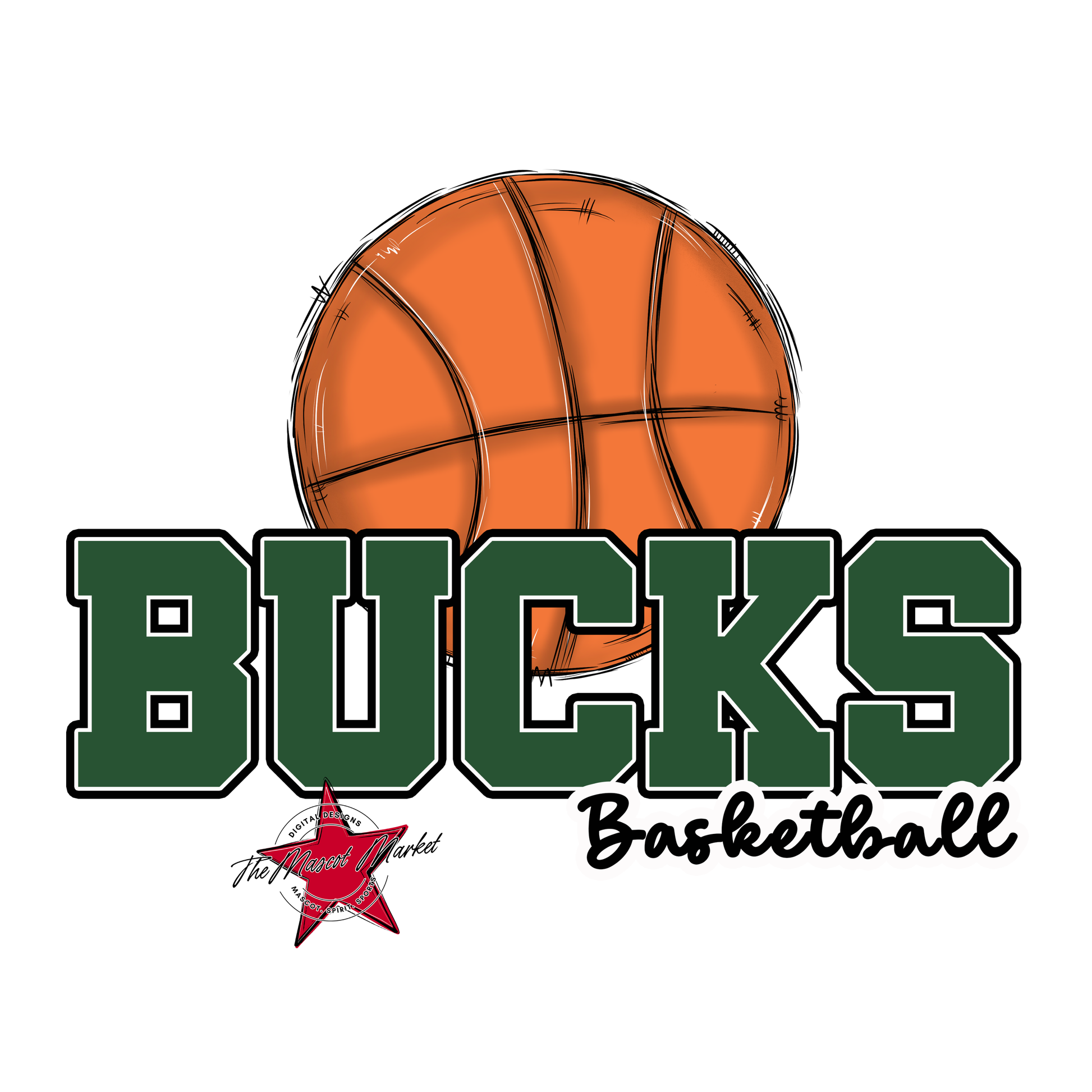 Bucks Varsity Basketball-Green