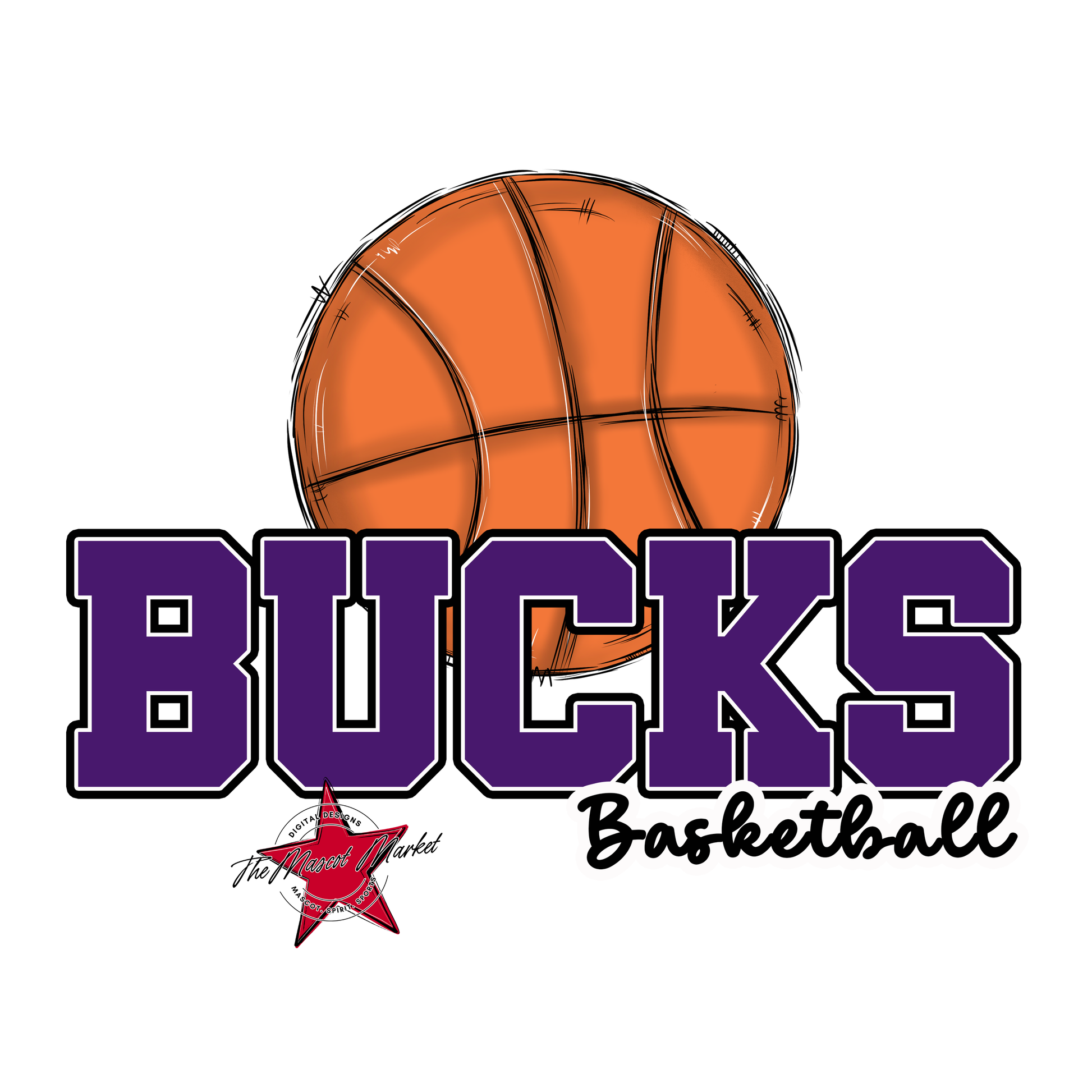 Bucks Varsity Basketball-Purple