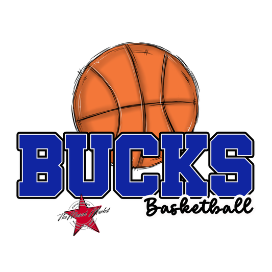 Bucks Varsity Basketball-Royal Blue