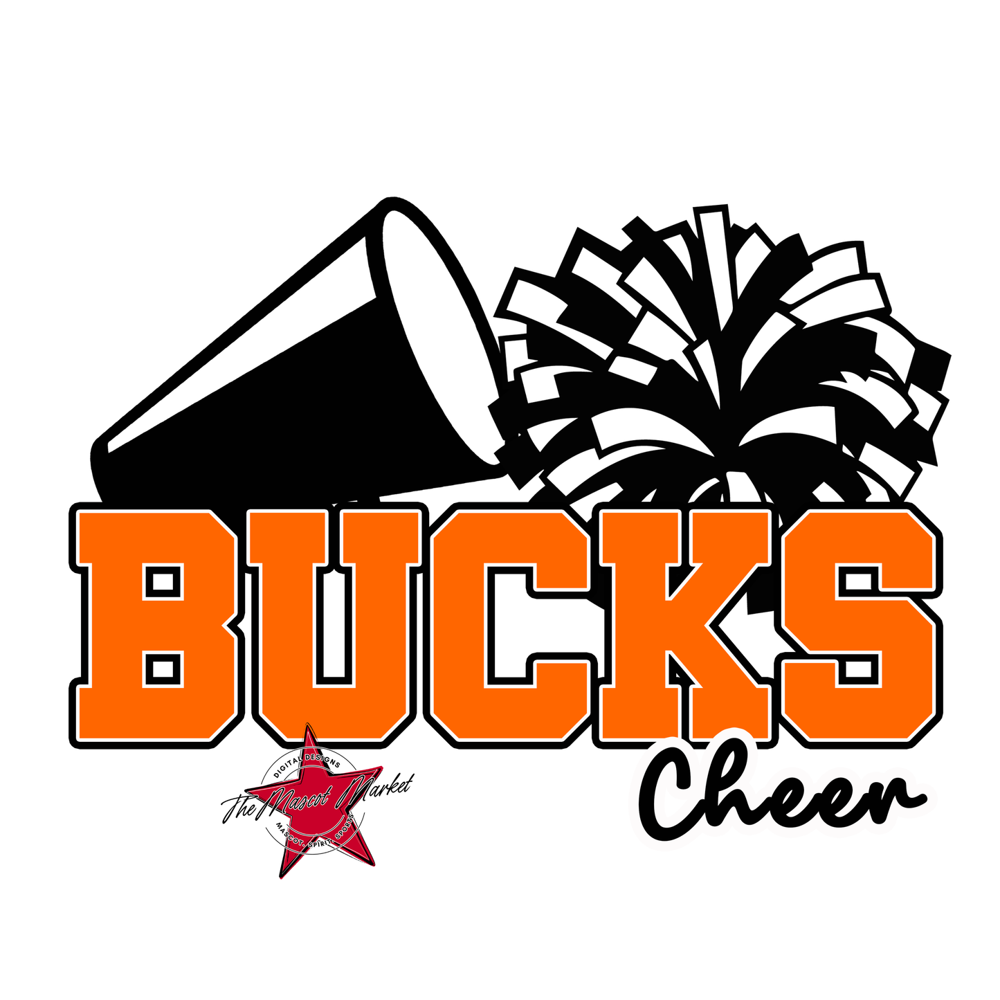 Bucks Varsity Cheer-Orange