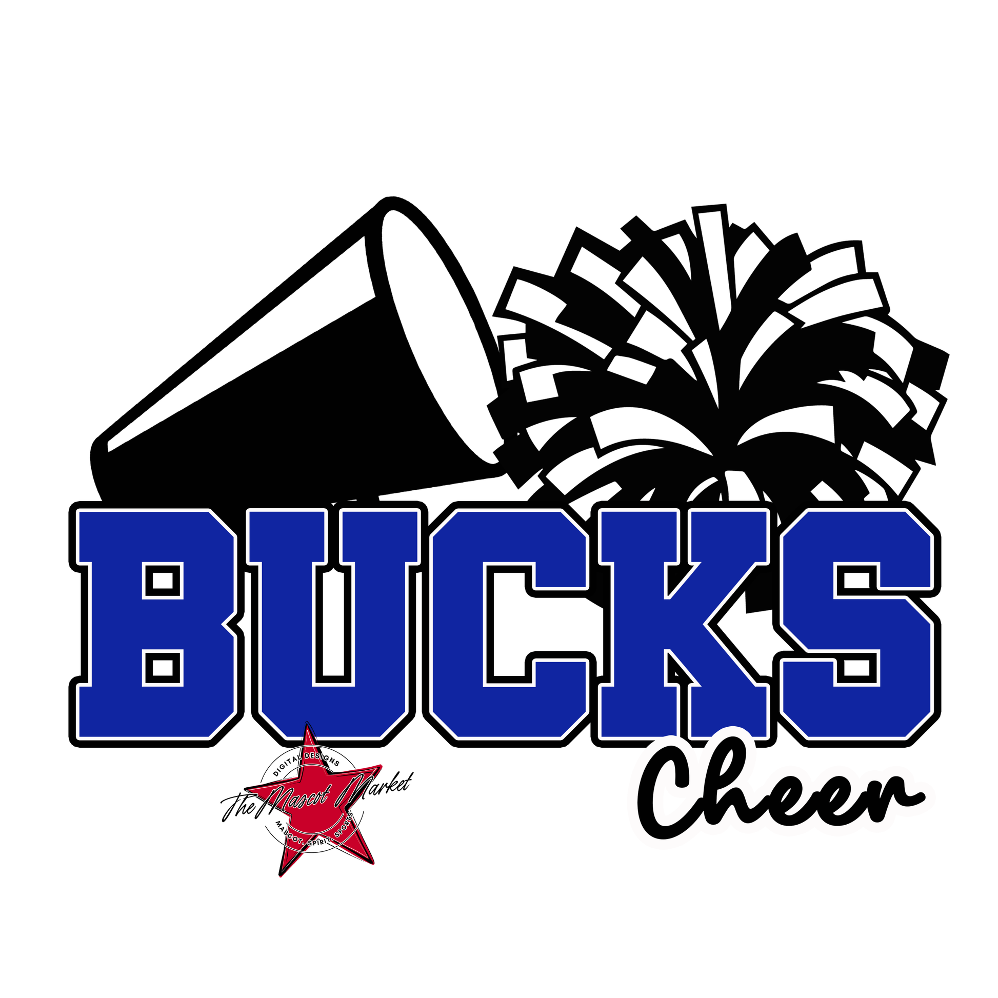 Bucks Varsity Cheer-Royal Blue