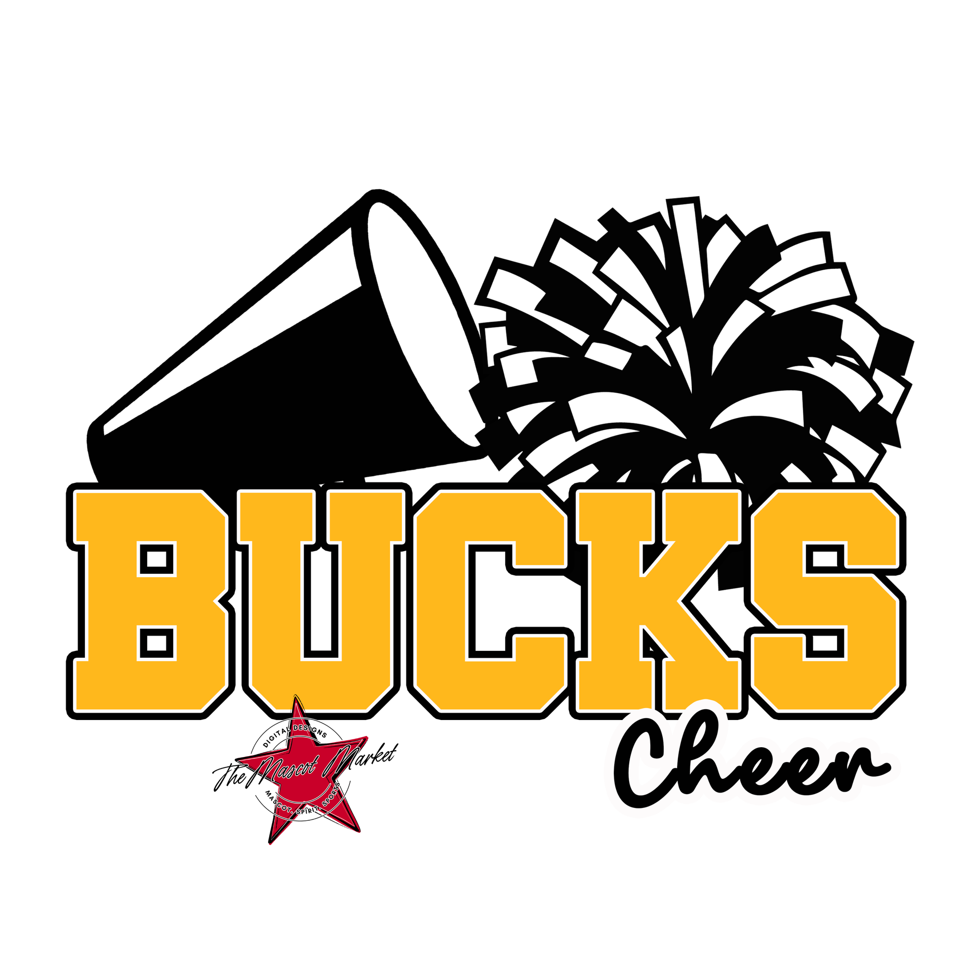 Bucks Varsity Cheer-Yellow