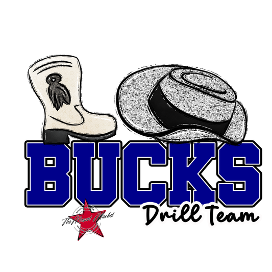 Bucks Varsity Drillteam-Blue