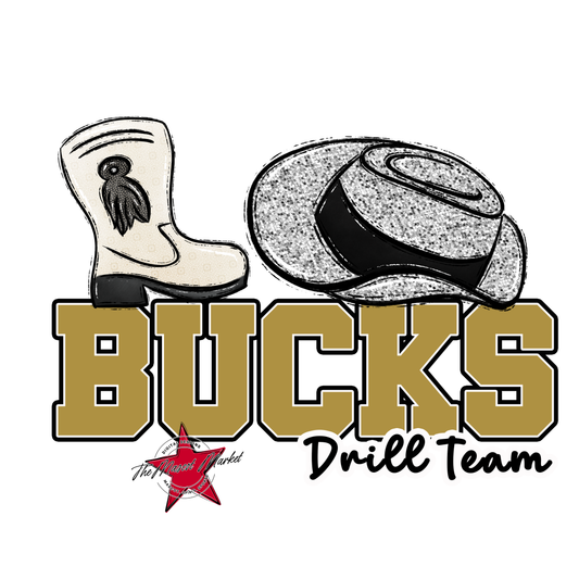 Bucks Varsity Drillteam-Gold