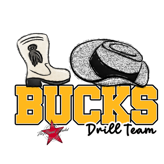 Bucks Varsity Drillteam-Yellow