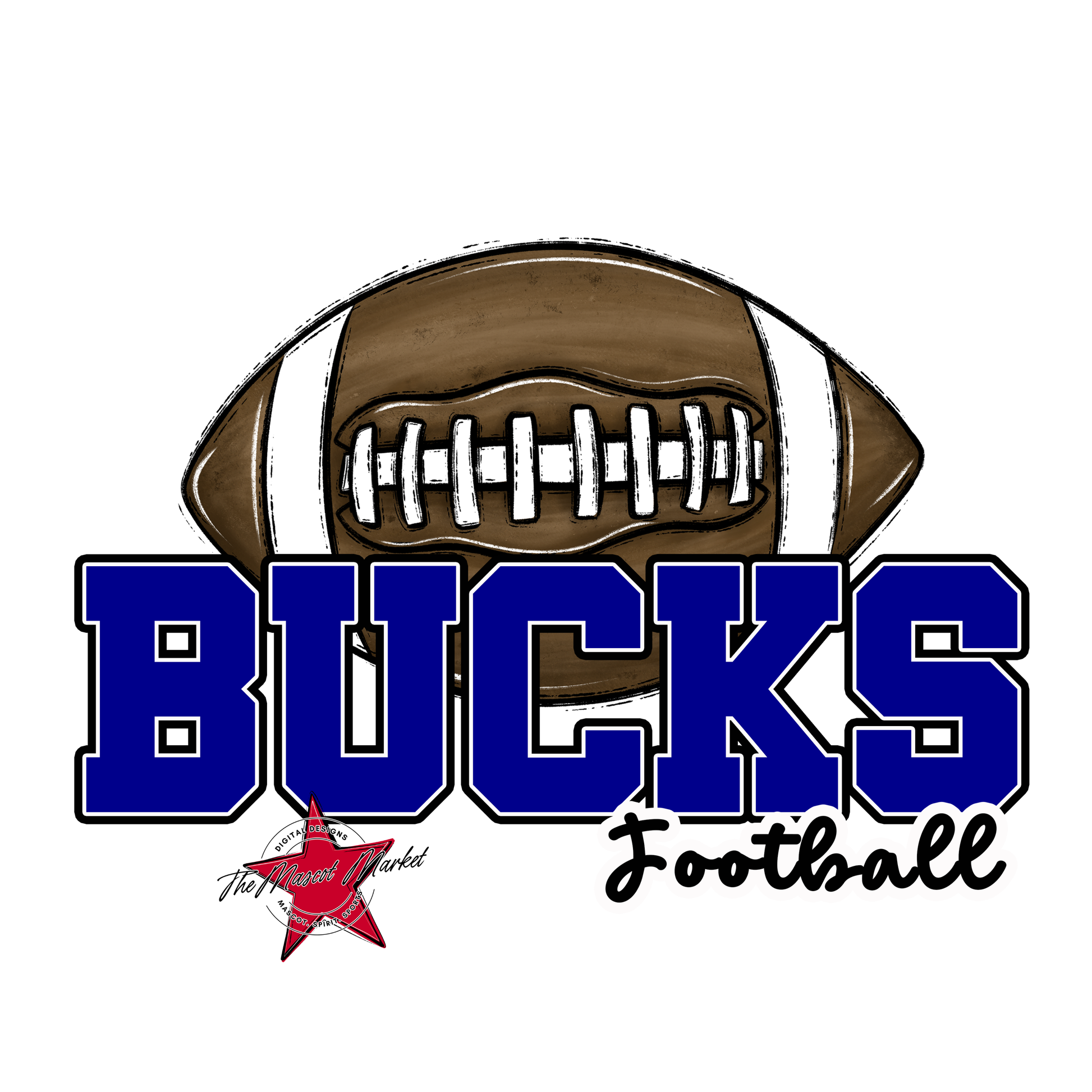 Bucks Varsity Football-Blue