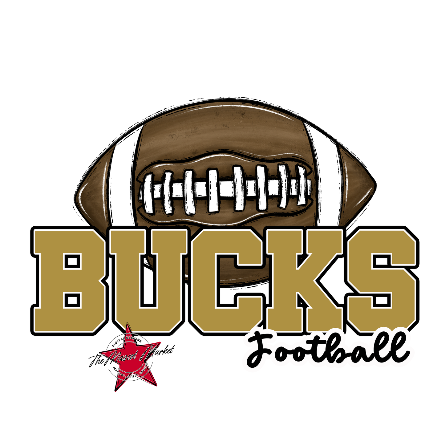 Bucks Varsity Football-Gold