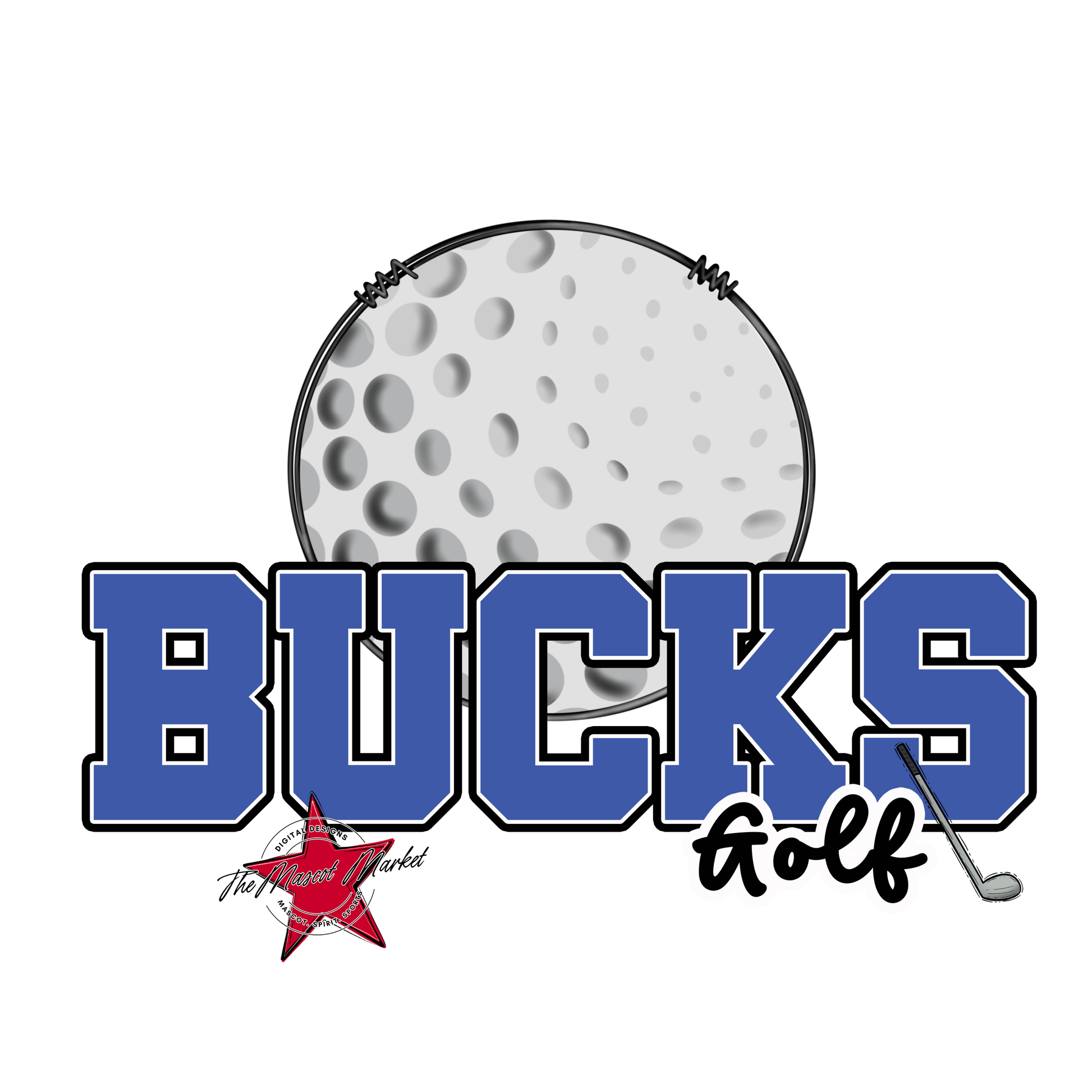 Bucks Varsity Golf-Off Blue