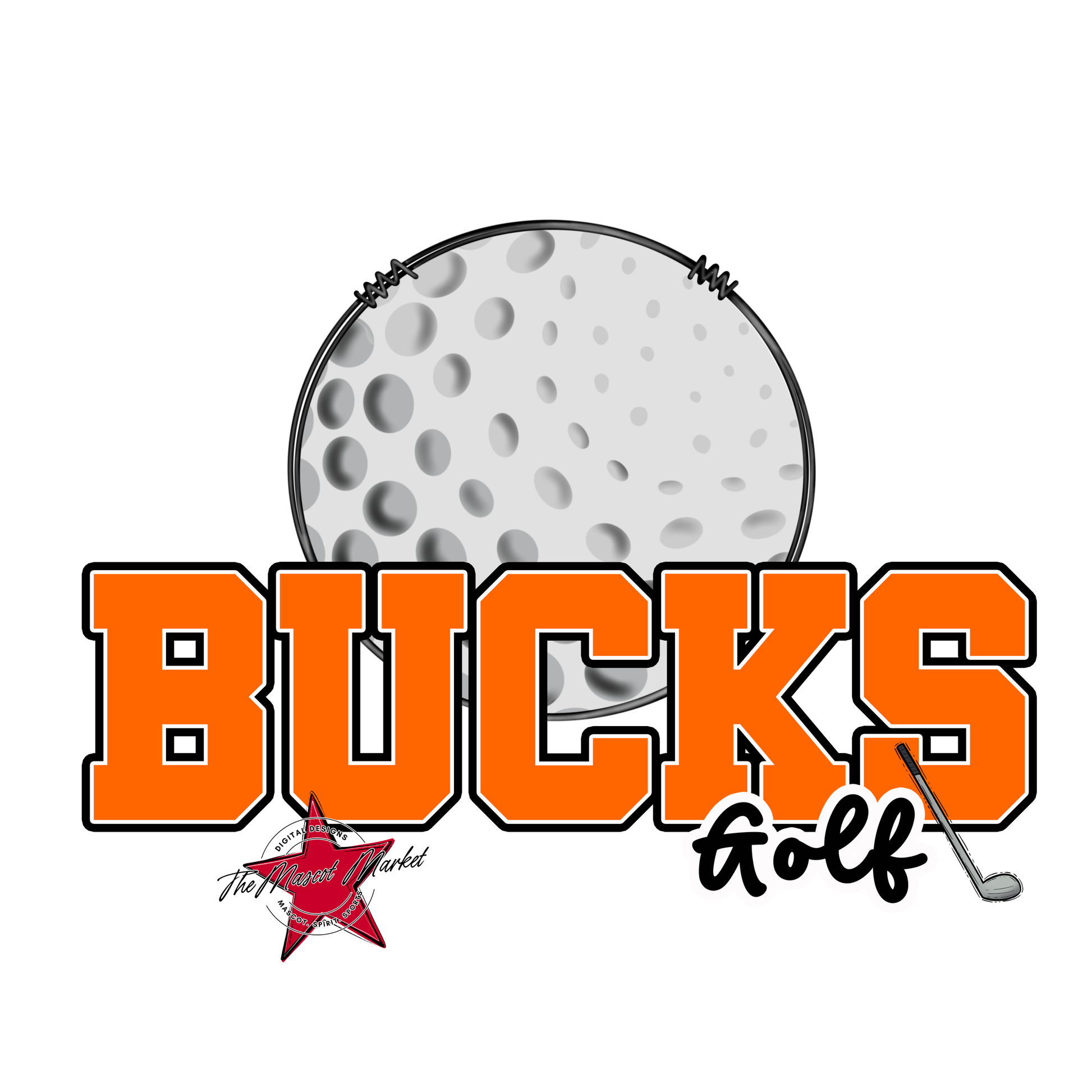 Bucks Varsity Golf-Orange