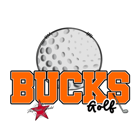 Bucks Varsity Golf-Orange