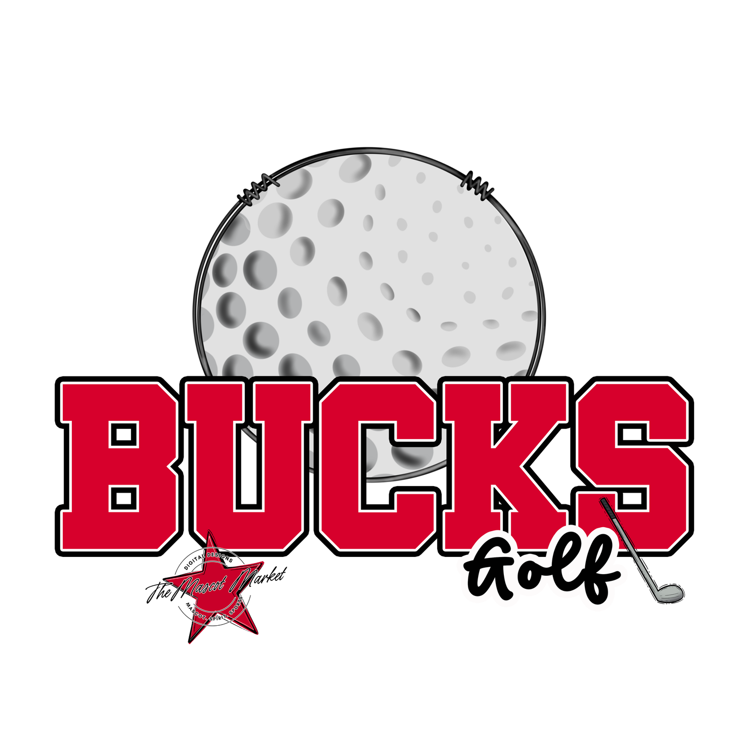 Bucks Varsity Golf-Red