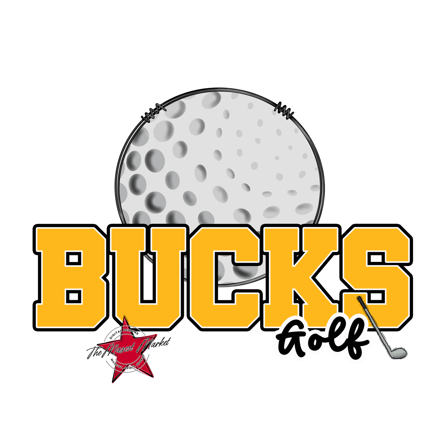 Bucks Varsity Golf-Yellow
