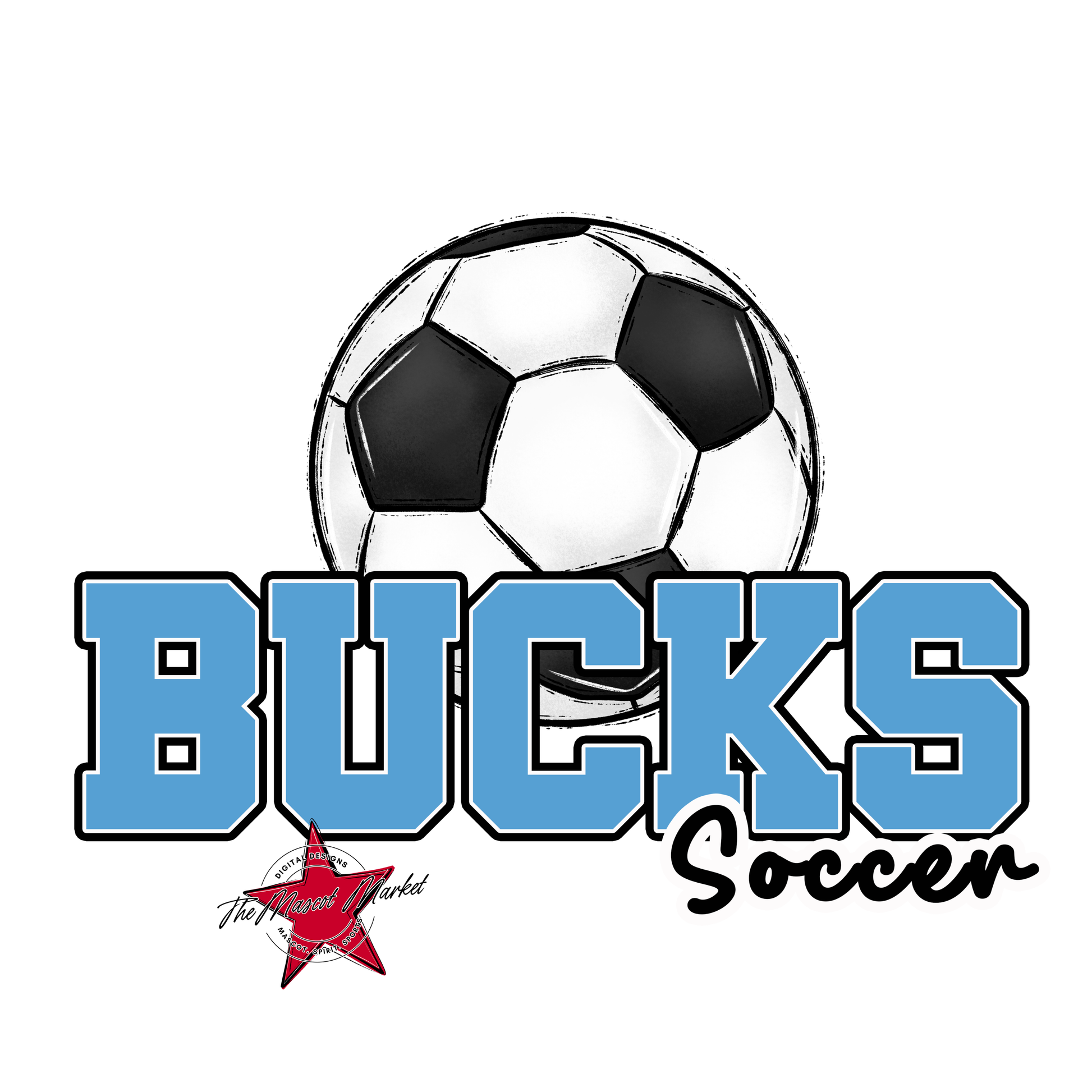 Bucks Varsity Soccer-Carolina Blue