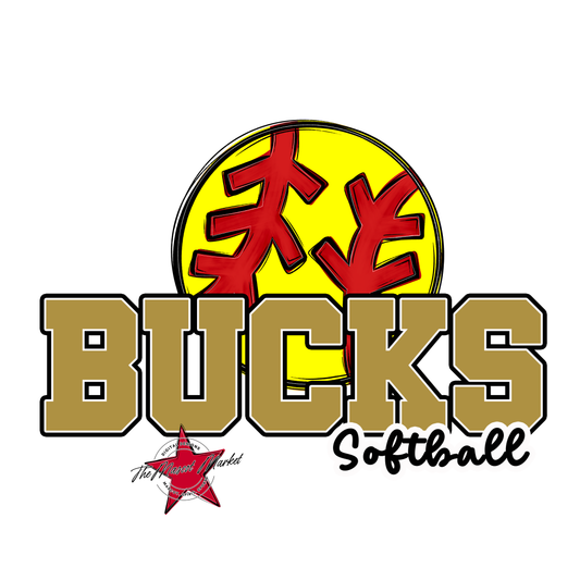 Bucks Varsity Softball-Gold