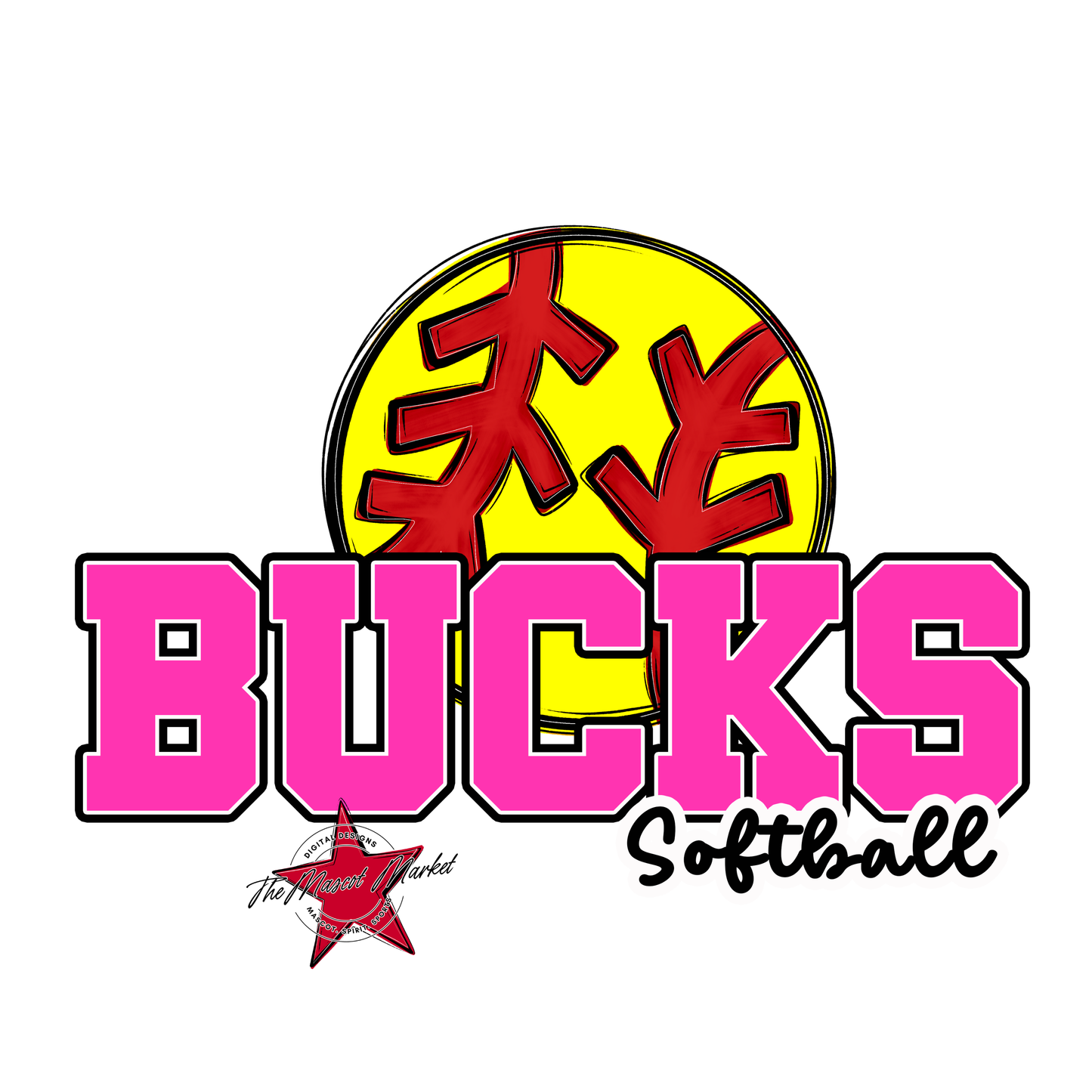 Bucks Varsity Softball-Pink