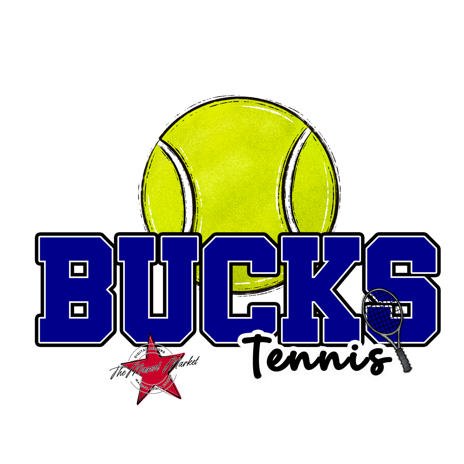 Bucks Varsity Tennis-Blue