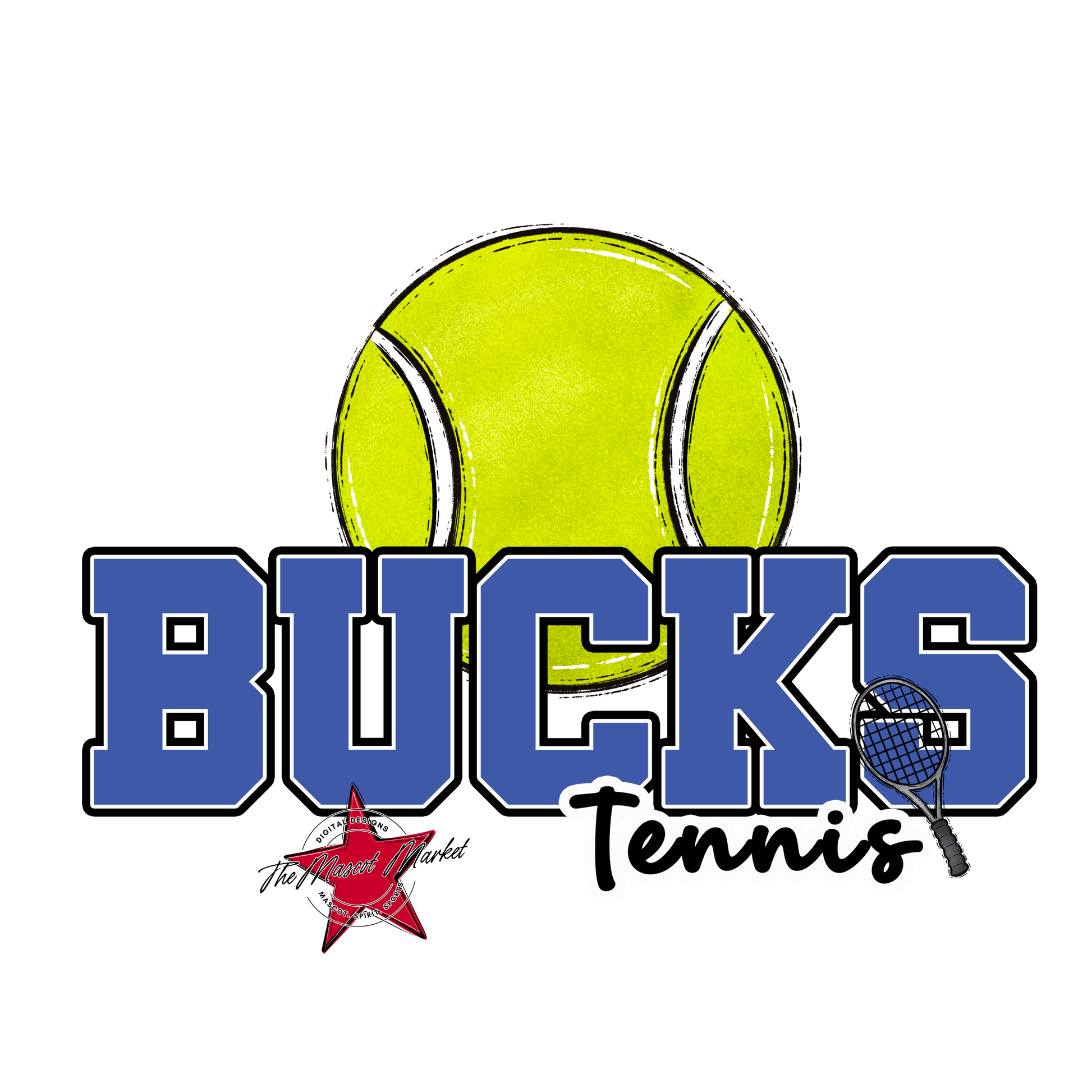 Bucks Varsity Tennis-Off Blue