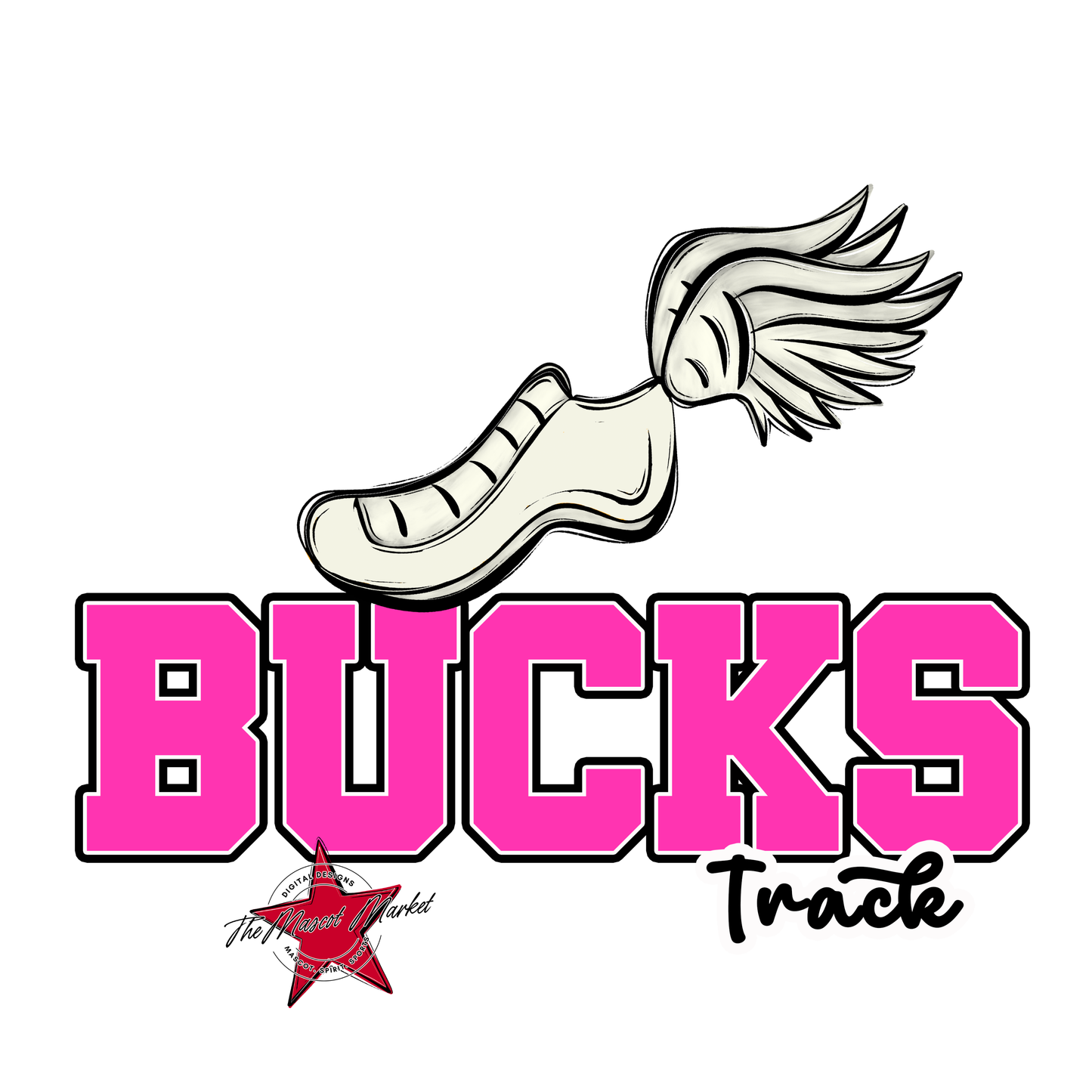 Bucks Varsity Track-Pink