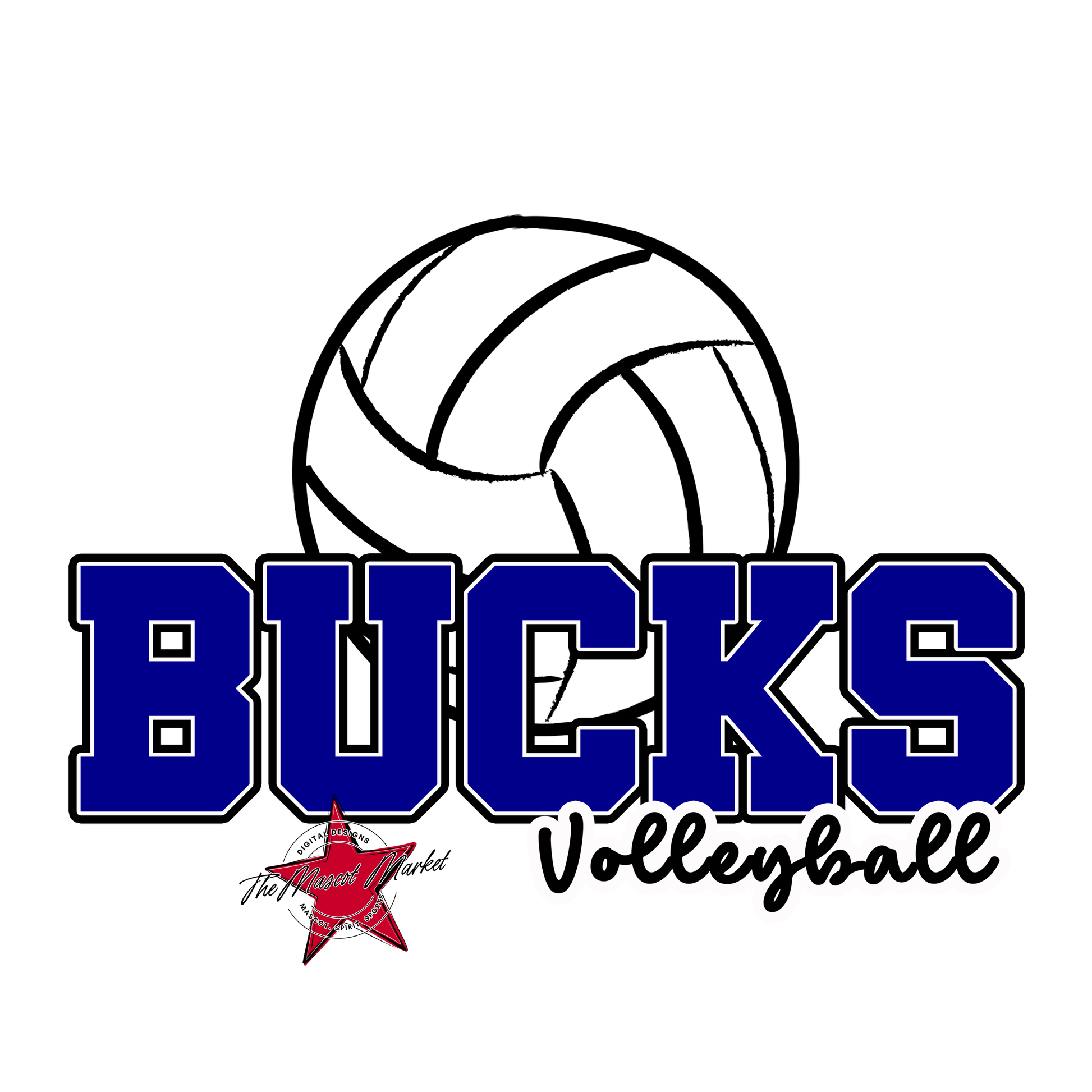Bucks Varsity Volleyball-Blue