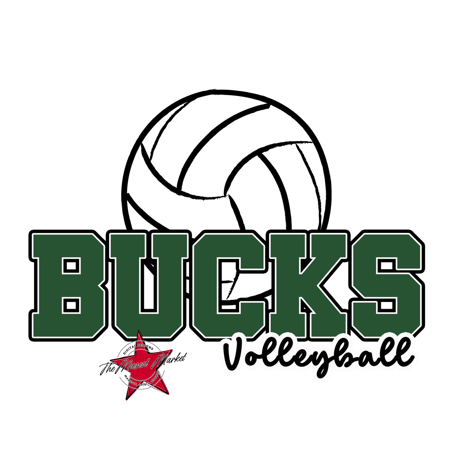 Bucks Varsity Volleyball-Green