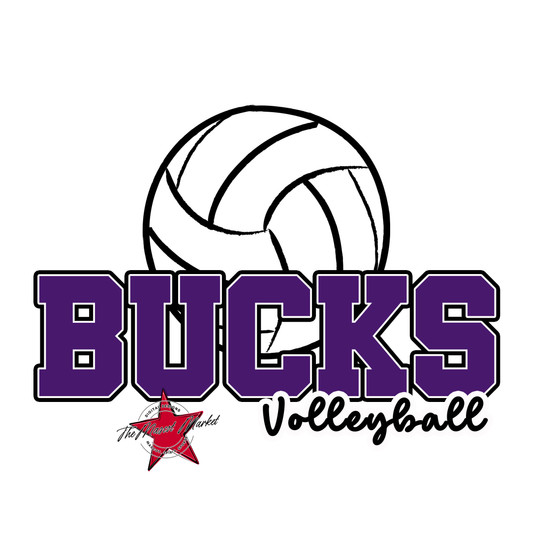 Bucks Varsity Volleyball-Purple
