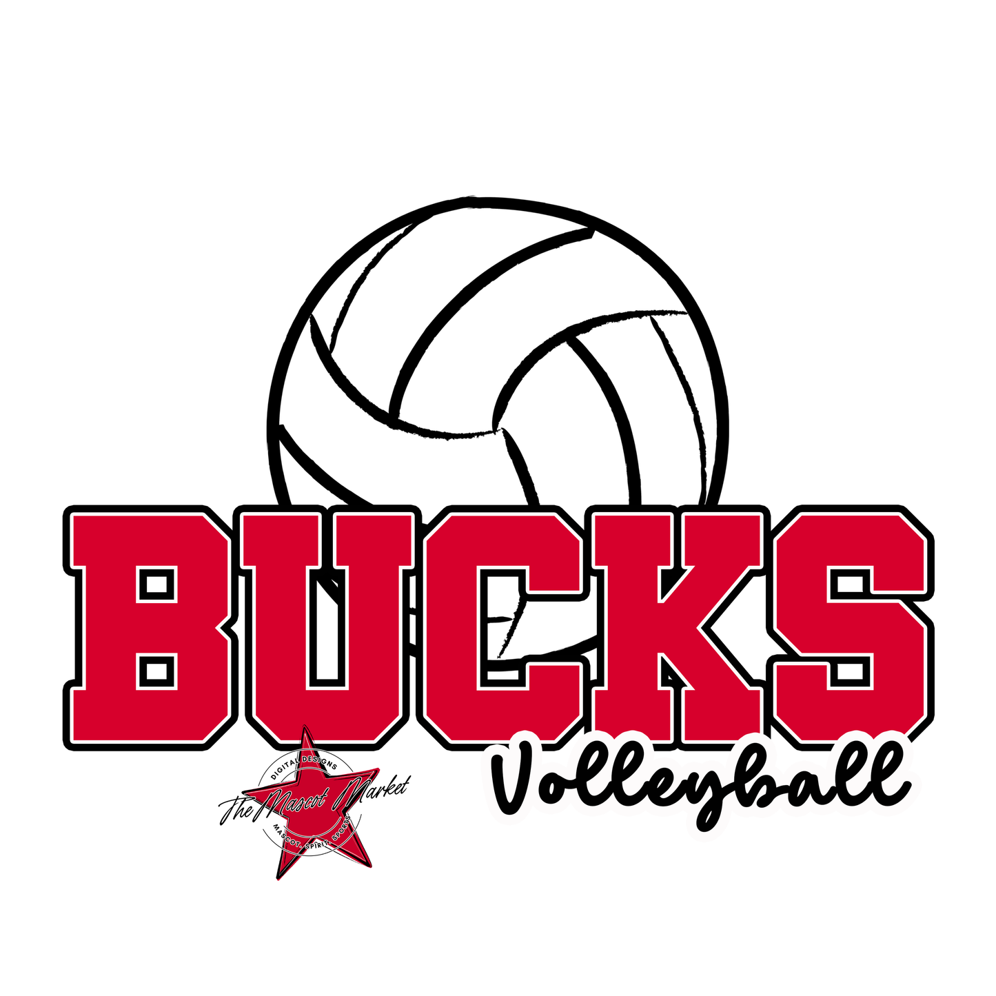Bucks Varsity Volleyball-Red