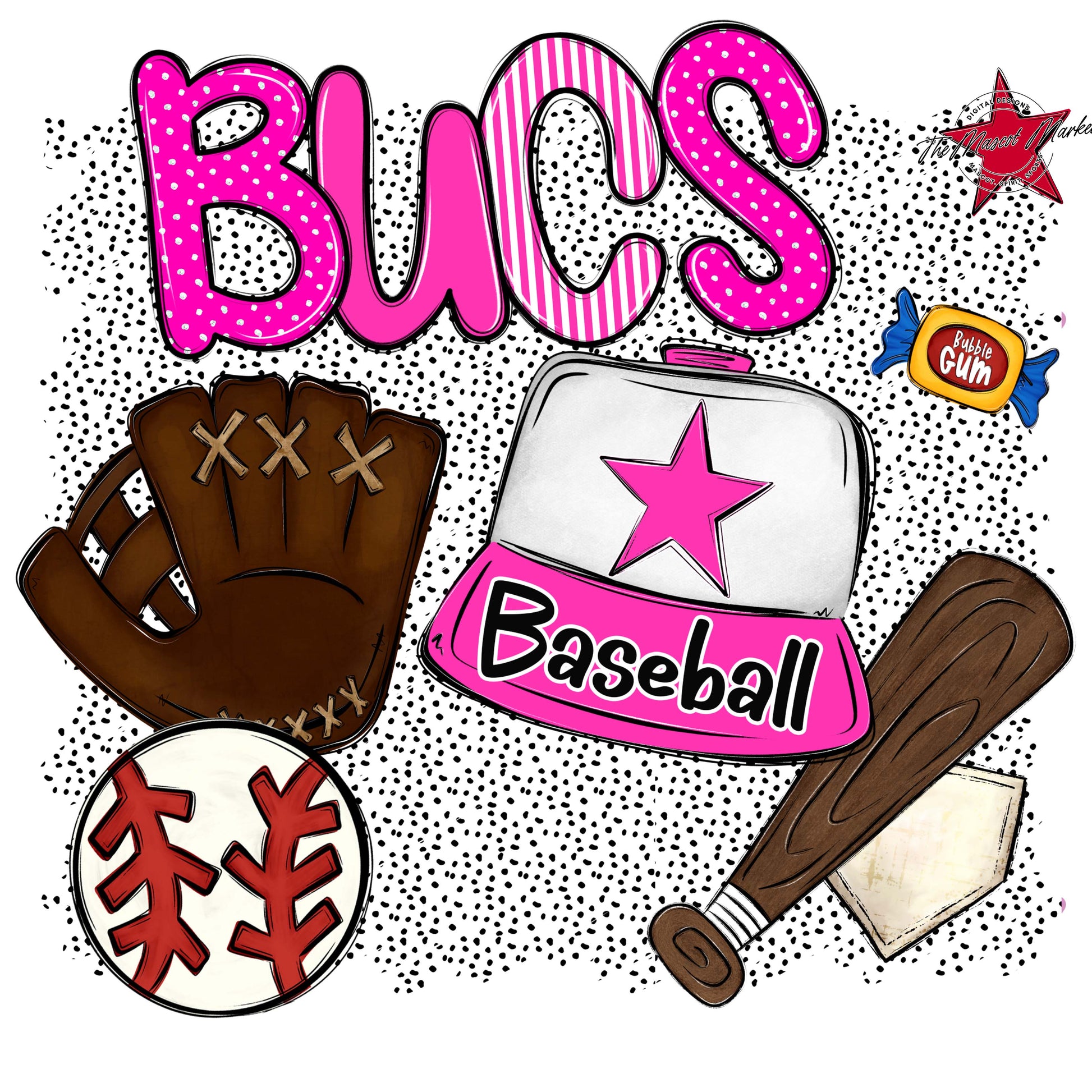 Bucs Baseball Spirit-Pink