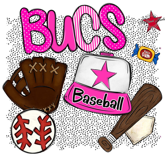 Bucs Baseball Spirit-Pink