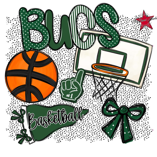 Bucs Basketball Spirit-Green