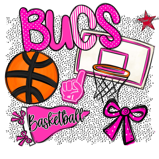 Bucs Basketball Spirit-Pink