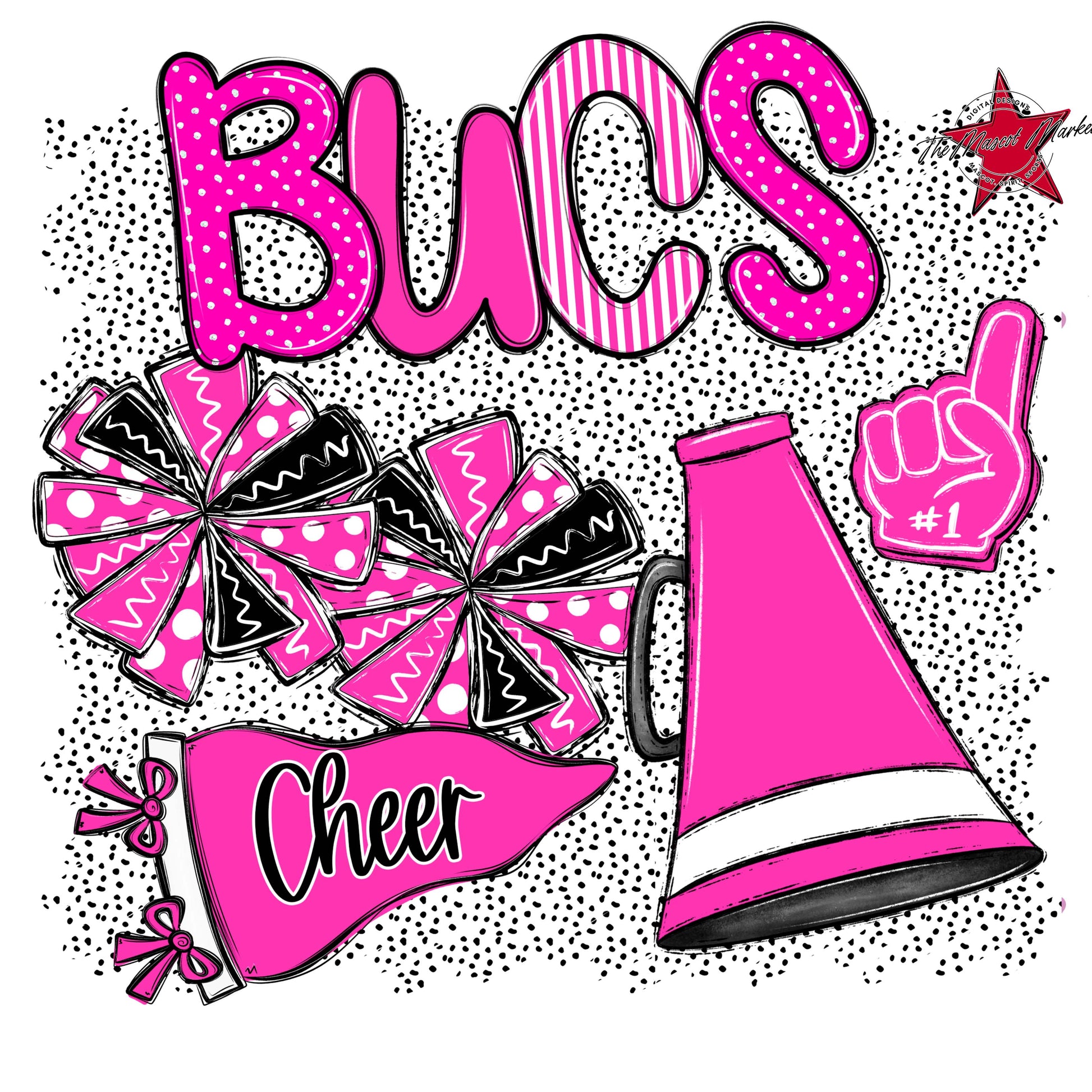Bucs Cheer Spirit-Pink