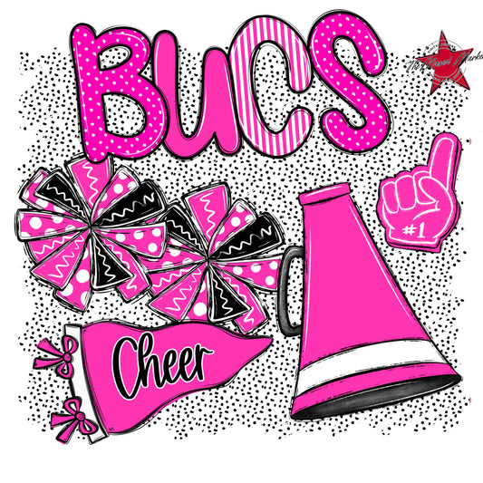 Bucs Cheer Spirit-Pink