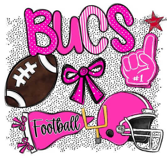 Bucs Football Spirit-Pink