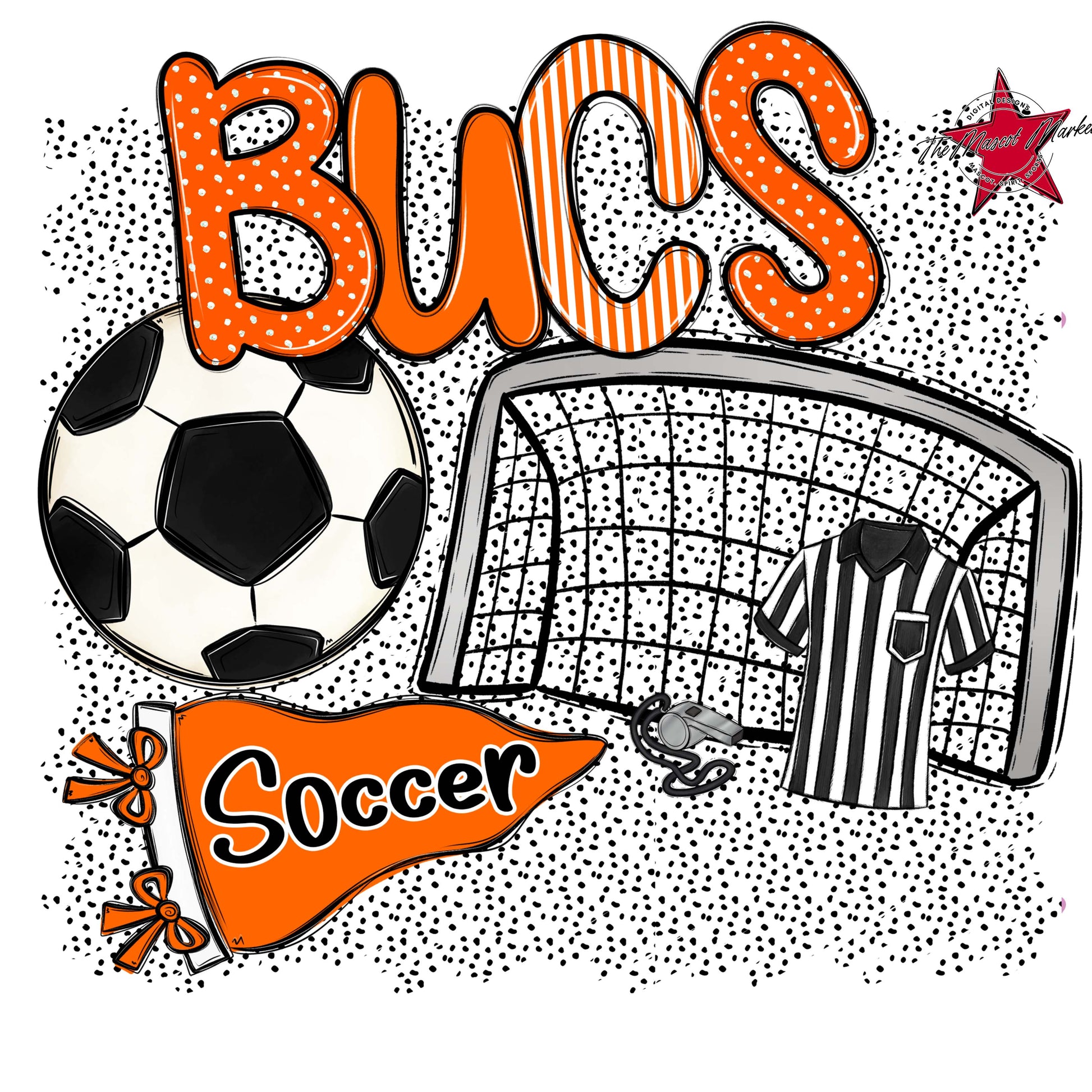 Bucs Soccer Spirit-Orange