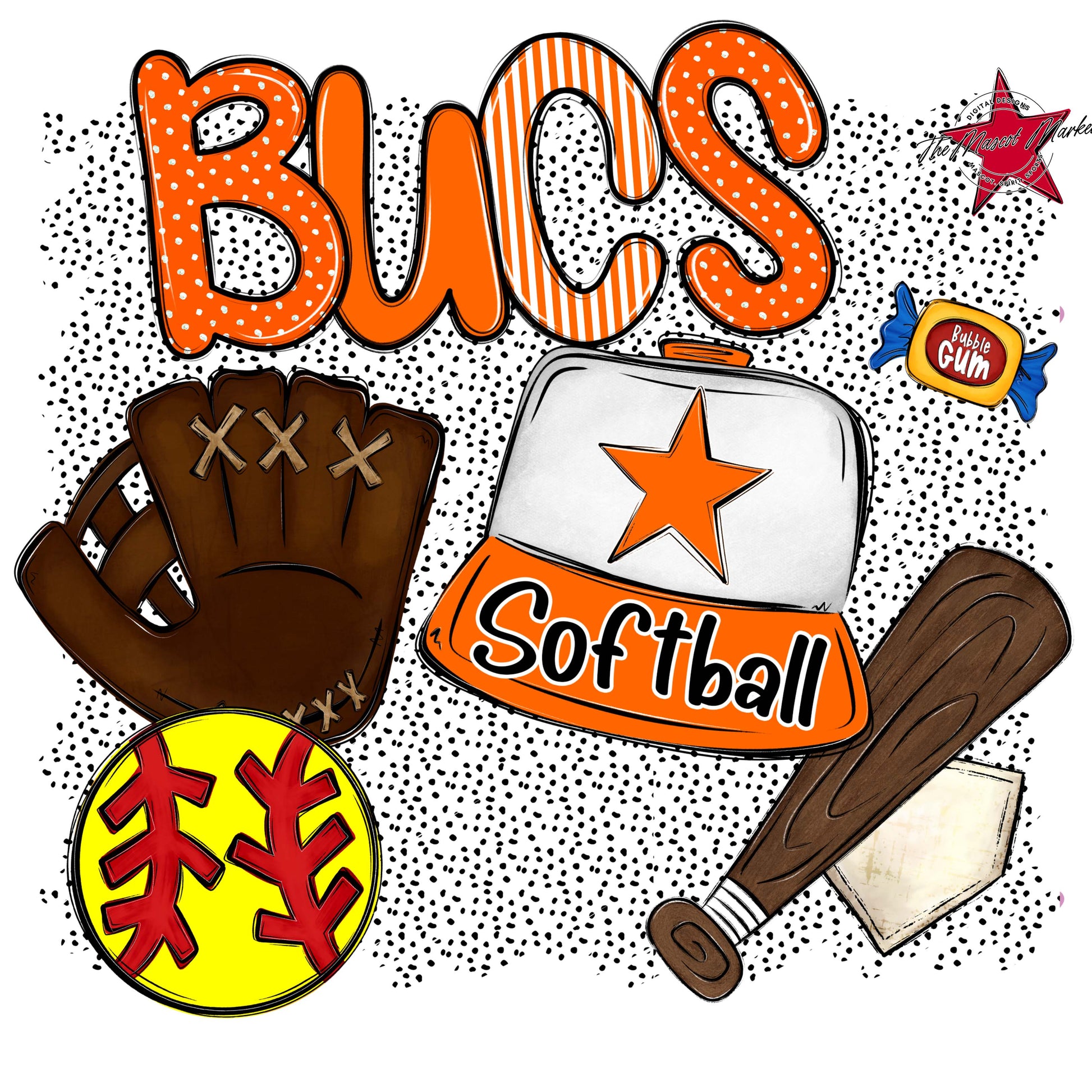 Bucs Softball Spirit-Orange