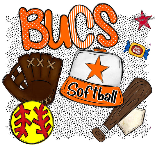 Bucs Softball Spirit-Orange