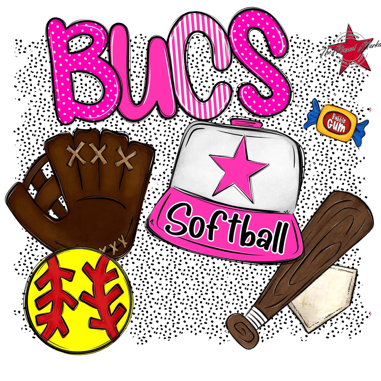 Bucs Softball Spirit-Pink