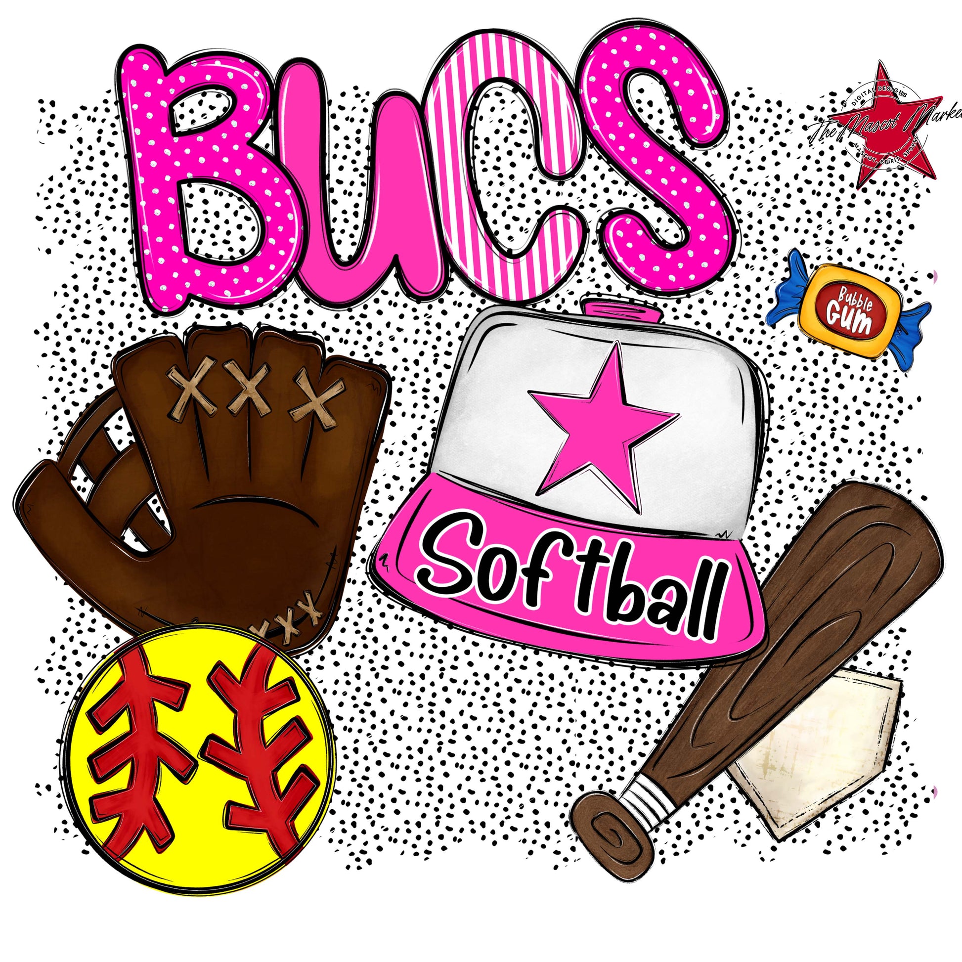 Bucs Softball Spirit-Pink