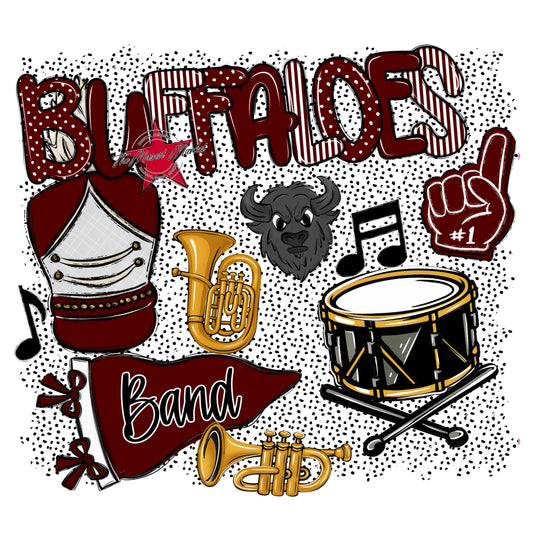 Buffaloes Band Spirit-Maroon